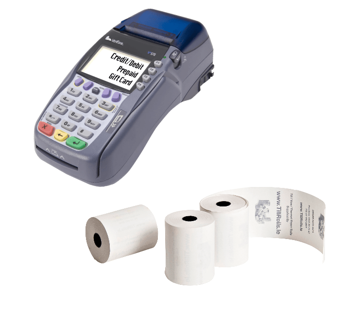 Credit Card Terminal Roll |  VX570 Credit Card Rolls | VX570 PDQ Rolls