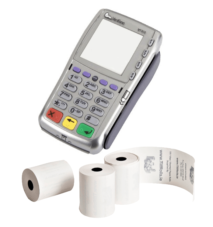 Verifone Receipt Paper -  VX810 Thermal Rolls | Verifone VX810 PDQ Rolls