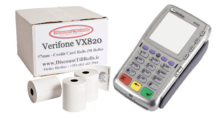 Worldpay VX810 Rolls -  VX810 Thermal Rolls | Worldpay VX810 PDQ Rolls