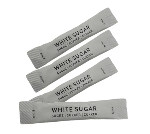 White Sugar Sticks 3g – Bulk White Sugar Sticks for Irish Cafés & Takeaways