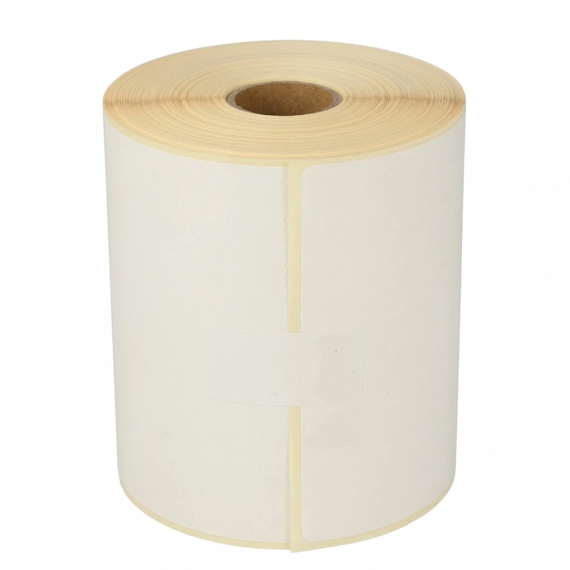 Roll of Zebra 800264-605 / 800284 white labels on a white background