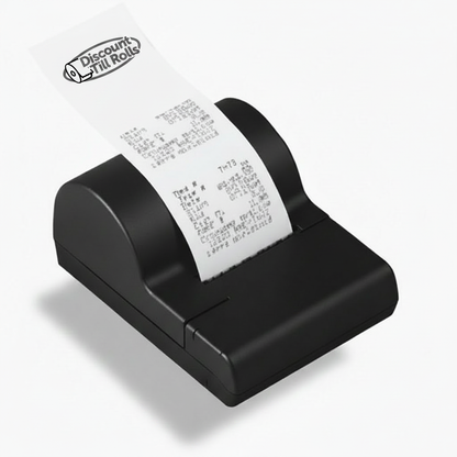 ATA Primus printer with Discount Till Rolls logo on receipt