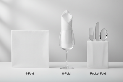 Logic8 Napkin Fold Comparison
