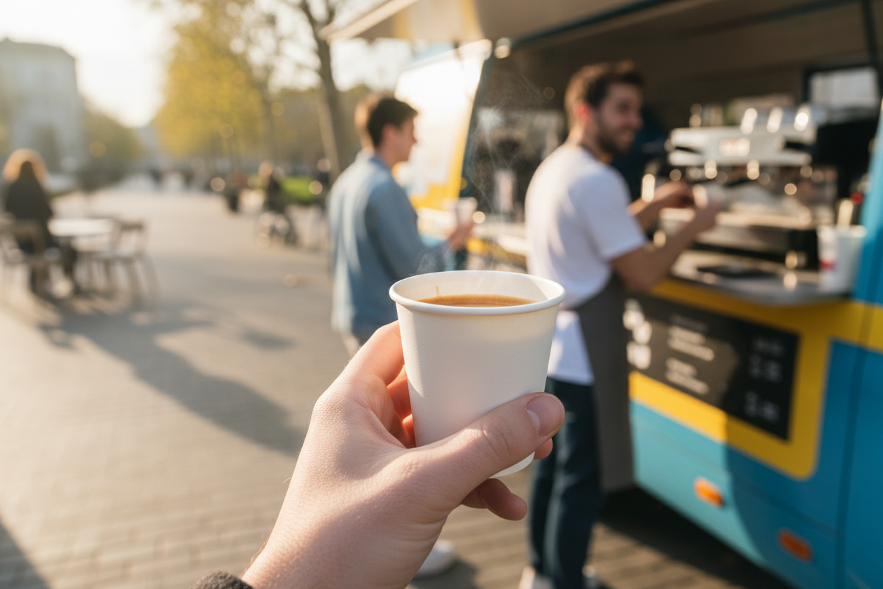 Mobile coffee van espresso 2