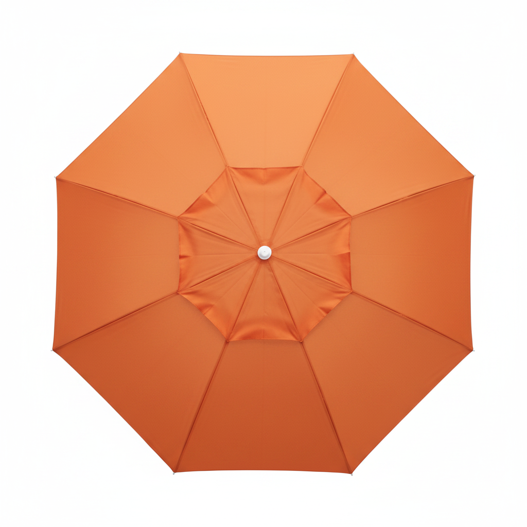 Orange Bookmakers Umbrella – Top View