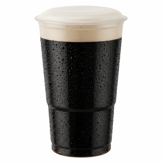 Pint flexi glass filled with Guinness