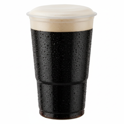 Pint flexi glass filled with Guinness