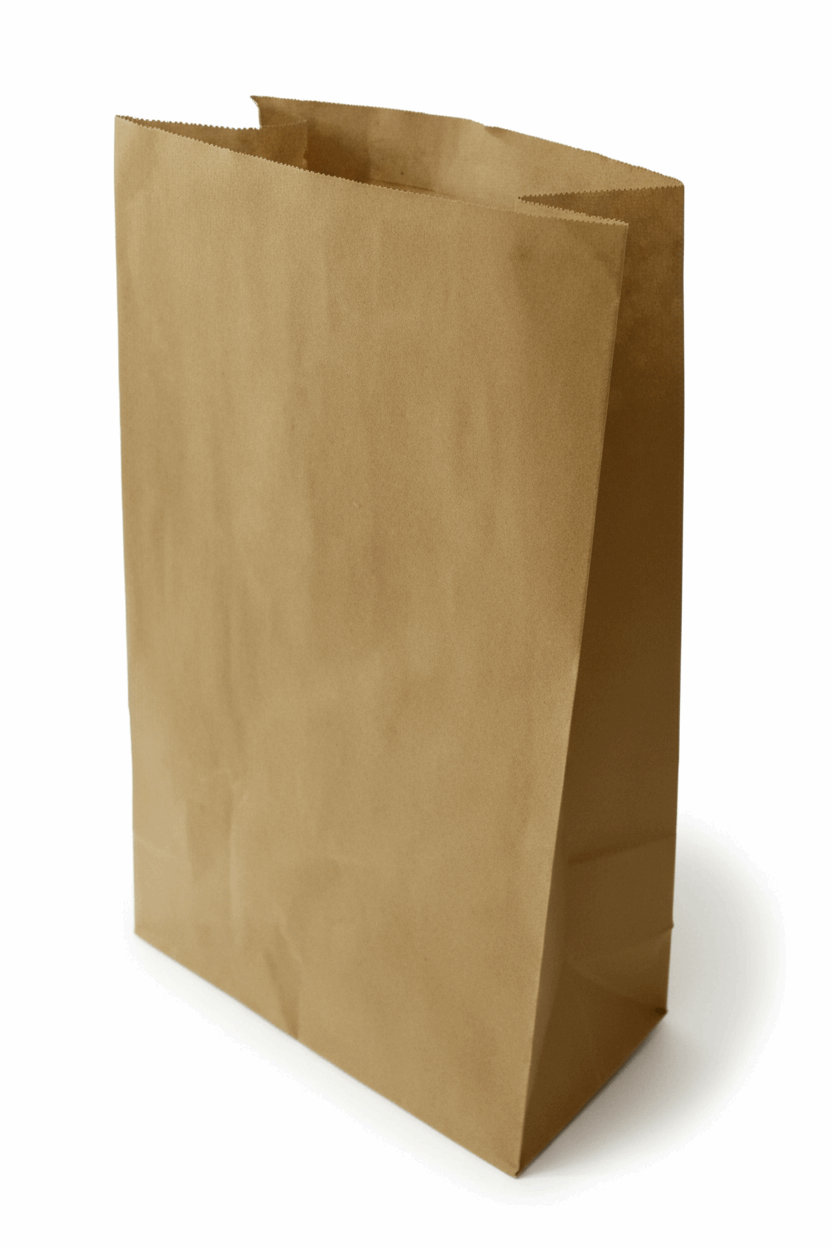 SOS Brown Kraft Bag 10x16" High Quality