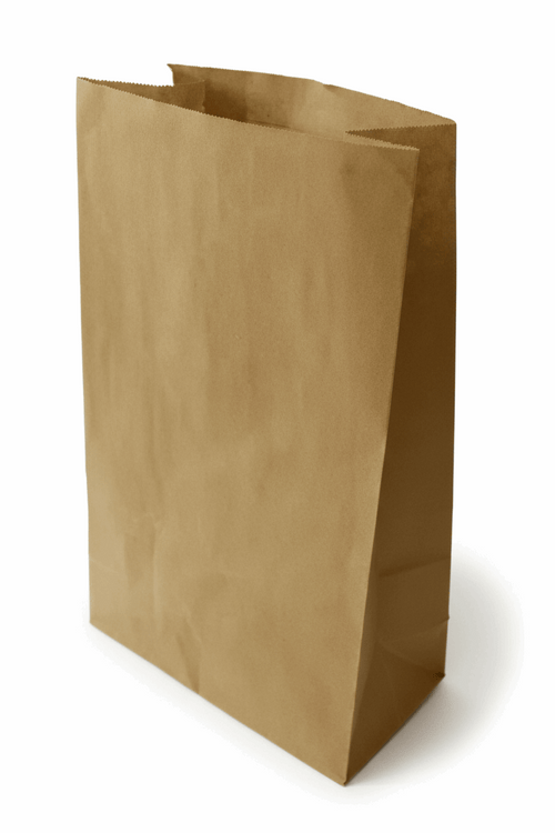 SOS Brown Carrier Bag No Handle 10x12" | 250 Pack | FREE Ireland Delivery