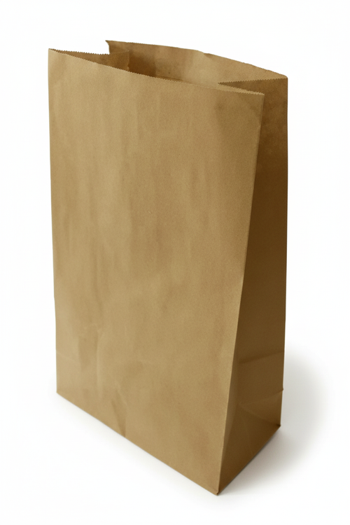 SOS Brown Carrier Bag No Handle 10x12" | 250 Pack | FREE Ireland Delivery