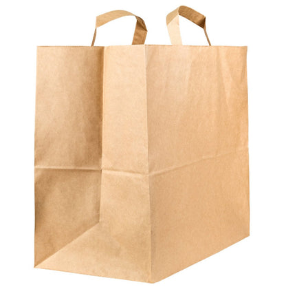 Compostable X-Large Kraft Bags 320x240x320mm - Pack of 200