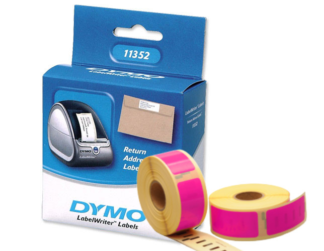 Dymo 99012 Pink Large Address Labels 89x36mm - www.DiscountTillRolls.ie